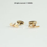 Silver & Gold Cufflink Caste Design - CL-0182 - Image 3