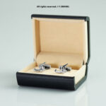 Silver & Gold Cufflink Caste Design - CL-0185 - Image 4