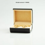 Silver & Gold Cufflink Caste Design - CL-0185 - Image 3