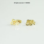 Silver & Gold Cufflink Caste Design - CL-0186