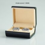 Silver & Gold Cufflink Caste Design - CL-0187 - Image 4