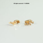 Silver & Gold Cufflink Caste Design- CL-0188