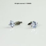 Premium Round Diamond Cufflinks-CL-0193 - Image 2