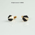 Hexagon Geometric Textured Cufflinks-CL-0195