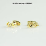 Gold Cufflink Caste Design- CL-0197