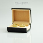 Gold Cufflink Caste Design- CL-0197 - Image 2