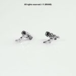 Silver & Gold Cufflink Caste Design - CL-0198 - Image 2