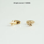 Silver & Gold Cufflink Caste Design - CL-0199