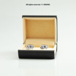 Silver & Gold Cufflink Caste Design - CL-0200 - Image 4