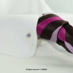 Silver Collar Pin Bar Textured Formal - CPB-1024 - Image 2