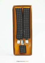 Men's Diamond Geometric Suspenders-SB-1062 - Image 2