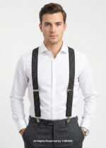 Men's Diamond Geometric Suspenders-SB-1062