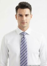 Lavender Silk Tie Diagonal Stripes - T-177