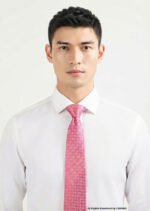 Pink Silk Tie Woven Pattern - T-186