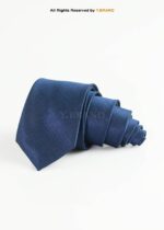 Royal Blue Silk Tie Micro Texture - T-207