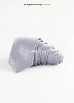 Silver Tie Micro-Check Woven - T-210 - Image 2