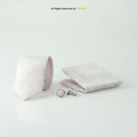 Pink Paisley Tie Gift Set: Necktie, Pocket Square & Cufflinks TS-1071