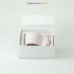 Blush Pink Paisley Tie Gift Set – 3pc Wedding Necktie, Pocket Square & Cufflinks TS-1077 - Image 3