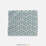 PREFOLD Grey & Black Paisley Men's Neck Scarf, Pocket Square Set-NS-1032 - Image 2