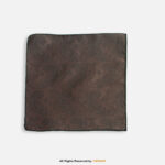 PREFOLD Dark Brown Paisley Men's Neck Scarf, Pocket Square Set-NS-1035 - Image 2