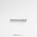 Gold/Silver Slim Wave Design Tie Clip- TP-1117 - Image 2