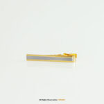 Dunhill Gold-Plated And Silver-Colored Tie Clip- TP-1120