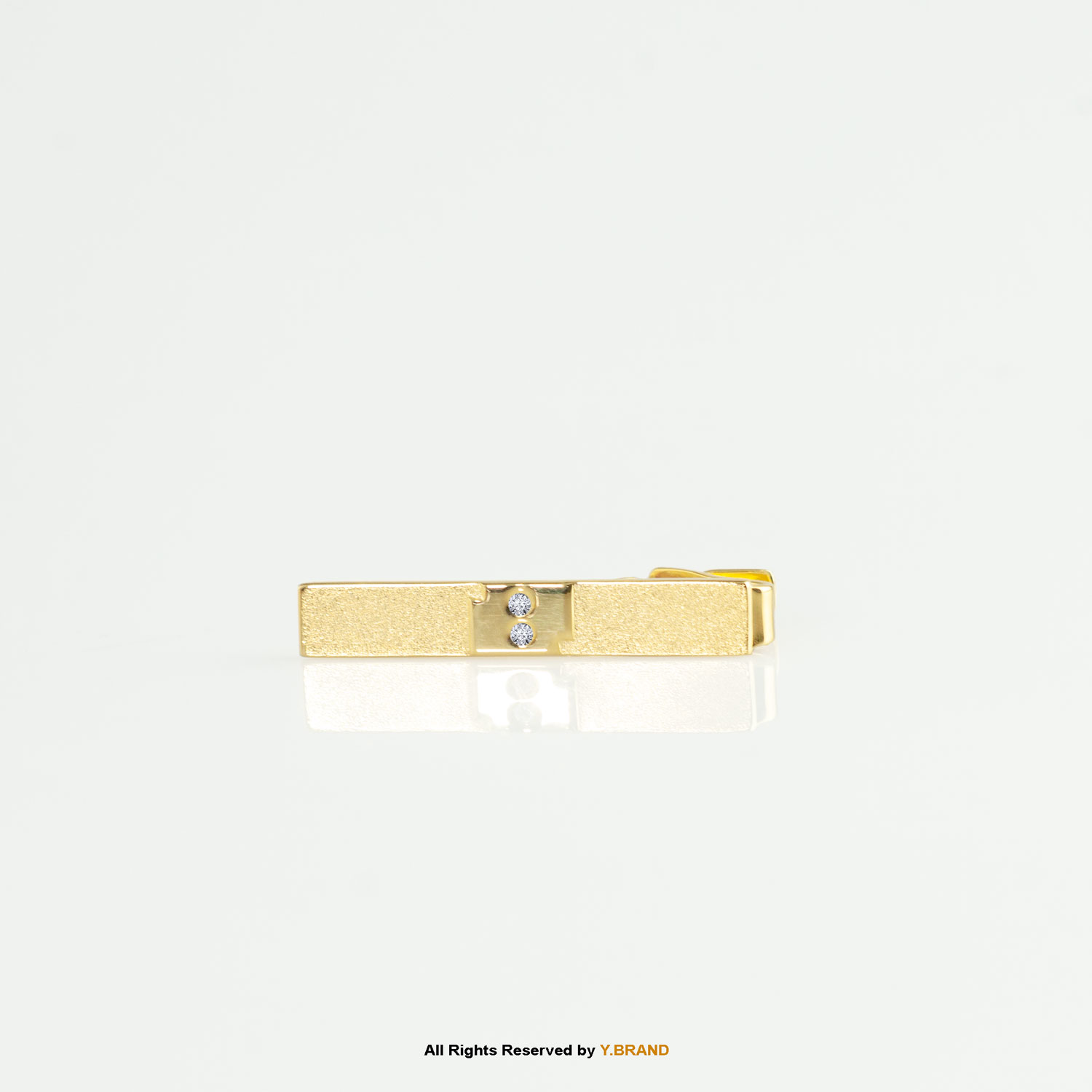 Vintage Textured Gold Tie Clip- TP-1121
