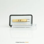 Vintage Textured Gold Tie Clip- TP-1121 - Image 2