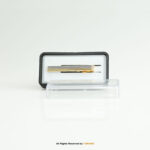 Gold And Silver Striped Tie Clip- TP-1124 - Image 2