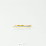 Polished Gold And Silver Plated Tie Clip- TP-1127