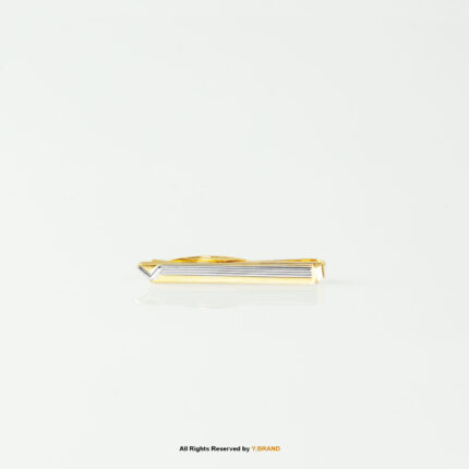 Polished Gold And Silver Plated Tie Clip- TP-1127