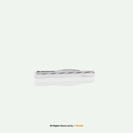Sleek Silver-Toned Tie Clip- TP-1129
