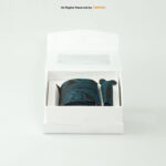 Dark Teal Blue And Black Paisley Patterned Tie Gift Set – 3pc Premium Silk Necktie, Pocket Square & Cufflinks TS-1109 - Image 3