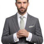 Floral Patterned Tie Gift Set – 3pc Premium Silk Necktie, Pocket Square & Cufflinks TS-1116