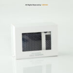 Geometric Pattern Necktie |Tie Gift Set – 3pc Premium Silk Necktie, Pocket Square & Cufflinks TS-1125 - Image 2