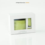 Light Lime |Tie Gift Set – 3pc Premium Silk Necktie, Pocket Square & Cufflinks TS-1130 - Image 2