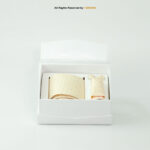 Cream Micro Pattern |Tie Gift Set – 3pc Premium Silk Necktie, Pocket Square & Cufflinks TS-1139 - Image 3