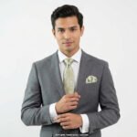 Classic Green Paisley Silk Pattern |Tie Gift Set – 3pc Premium Silk Necktie, Pocket Square & Cufflinks TS-1162