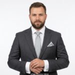 Light Gray Men's Formal |Tie Gift Set – 3pc Premium Silk Necktie, Pocket Square & Cufflinks TS-1164