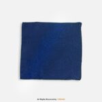 PREFOLD Midnight Navy Blue Paisley Men's Neck Scarf, Pocket Square Set-NS-1043 - Image 2