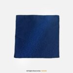 PREFOLD Navy Micro-Paisley Men's Neck Scarf, Pocket Square Set-NS-1044 - Image 2