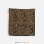 PREFOLD Bronze & Antique Gold Paisley Men's Neck Scarf, Pocket Square Set-NS-1048 - Image 2