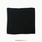 Midnight Black Paisley Men's Ascot Cravat Tie, Pocket Square Set-NS-1058 - Image 2