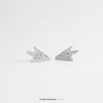 Premium Gold Carved Metal Collar Pins -CPB-1029 - Image 2