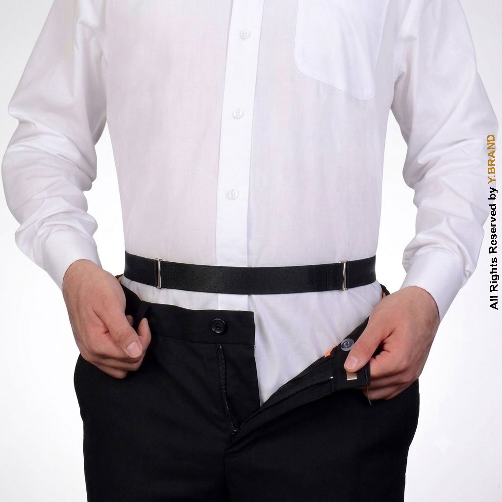 SH-1002c Unisex Adjustable Elastic Shirt Stay Belt | Anti-Slip Shirt Holder Belt-SH-1002 - Image 1