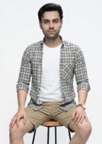 Y-BRAND Men's Casual Multi-Color Checked Shirt (CS-1018)