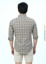 Y-BRAND Men's Casual Multi-Color Checked Shirt (CS-1018) - Image 4