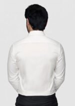 Y-BRAND Men's Classic Premium Solid White Formal Dress Shirt FS-1085 - Image 4