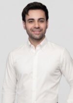 Y-BRAND Classic White Cotton Button-Down Dress Shirt for Men FS-1083 - Image 3
