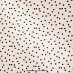 Off-White & Black Polka Dot Fabric YCS-1048 - Image 2